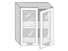 1.60.4 Шкаф настенный (h=720) на 600мм с 2-мя стек.дверцами в Губахе - gubaha.магазин96.com | фото