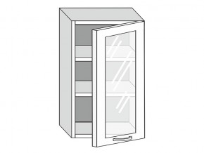 19.50.3 Шкаф настенный (h=913) на 500мм с 1-ой стекл. дверцей в Губахе - gubaha.магазин96.com | фото