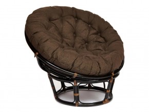 Кресло Papasan 23/01 W с подушкой Antique brown, ткань Коричневый в Губахе - gubaha.магазин96.com | фото