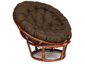 Кресло Papasan 23/01 W с подушкой Pecan, ткань Коричневый в Губахе - gubaha.магазин96.com | фото