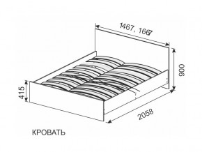 Кровать 1600х2000 ортопедическое основание в Губахе - gubaha.магазин96.com | фото