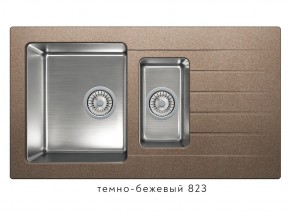 Мойка комбинированная Tolero twist TTS-890 Темно-бежевый 823 в Губахе - gubaha.магазин96.com | фото