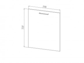 П 60 Комплект для посудомоечной машины 600 мм (цоколь + фасад) ЛДСП в Губахе - gubaha.магазин96.com | фото