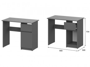 Стол письменный 900 Денвер Графит серый в Губахе - gubaha.магазин96.com | фото